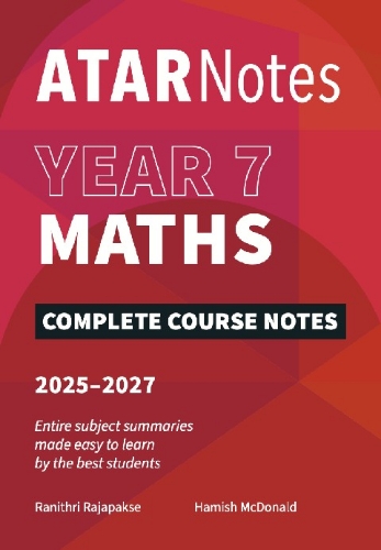ATAR Notes: Year 7 Maths (2025-2027)