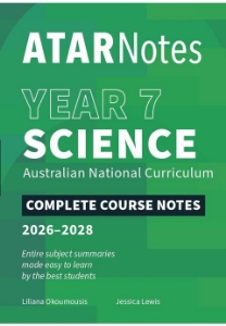 ATAR Notes: Year 7 Science (2026-2028)