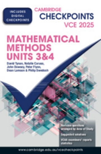 Checkpoints VCE Mathematical Methods 3&4 2025