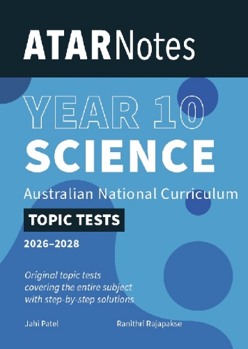 ATAR Notes Topic Tests: Year 10 Science (2026-2028)