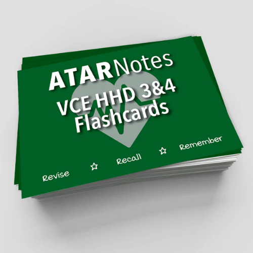ATAR Notes Flashcards: VCE HHD Units 3&4 (2025-2027)
