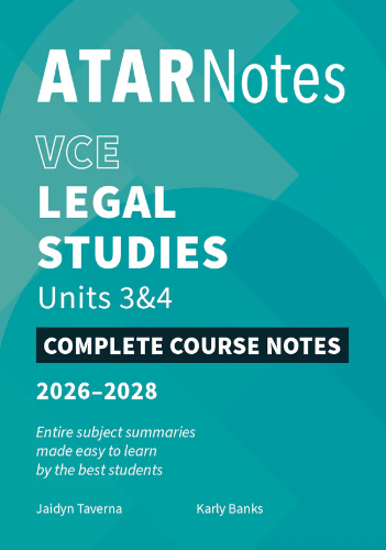 ATAR Notes: VCE Legal Studies 3&4 (2026-2028)