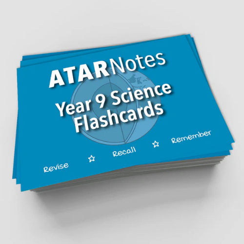 ATAR Notes: Year 9 Science Flashcards 2E
