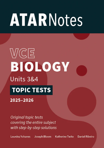 ATAR Notes Topic Tests: VCE Biology 3&4 (2025-2026)
