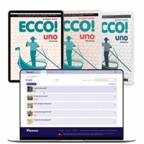 Ecco Uno (Print SB + Digital + Print Activity Bk + Hub) 3E