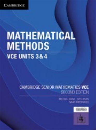 Cambridge VCE Senior Math Methods 3&4 (Print & Digital) 2E