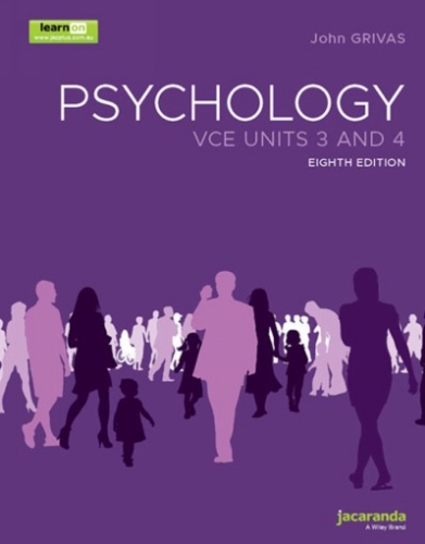 Jacaranda VCE Psychology 3&4 (Print LearnON) 8E
