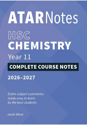 ATAR Notes: HSC Chemistry Year 11 (2026-2027)