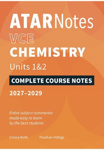 ATAR Notes: VCE Chemistry 1&2 (2027-2029)